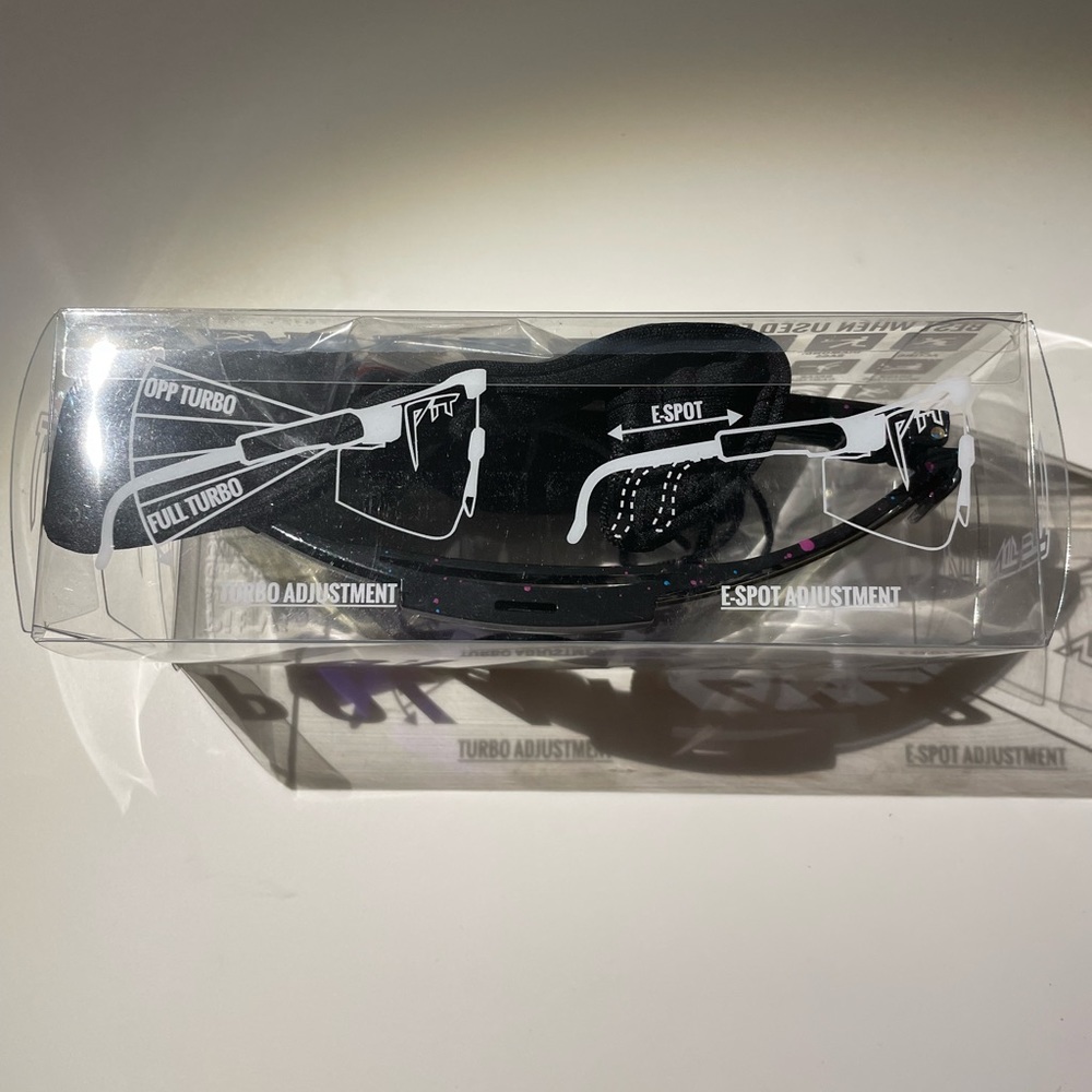 pit viper polarized sunglasses double wide blue - Picture 2 of 5